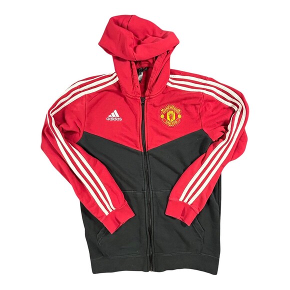 Adidas Manchester United Jacket 2021-22 Football Full Zip Mens Medium Soccer - Picture 2 of 9